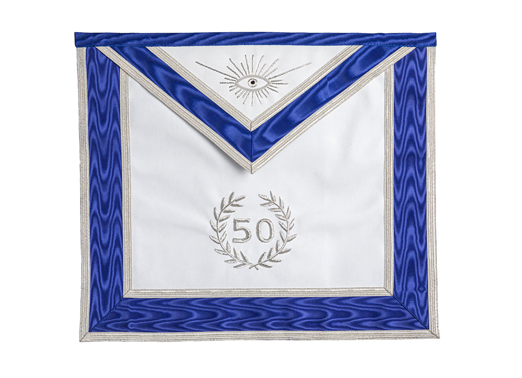 Master Mason 50th Anniversary Apron