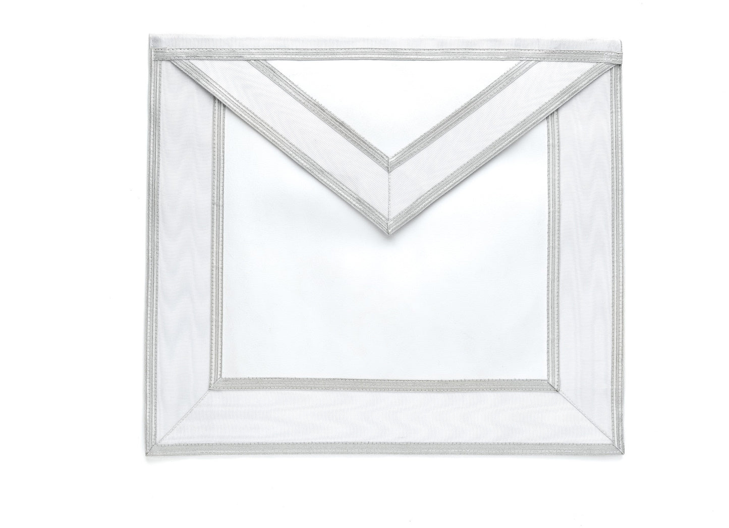 Master Mason White and Silver Apron
