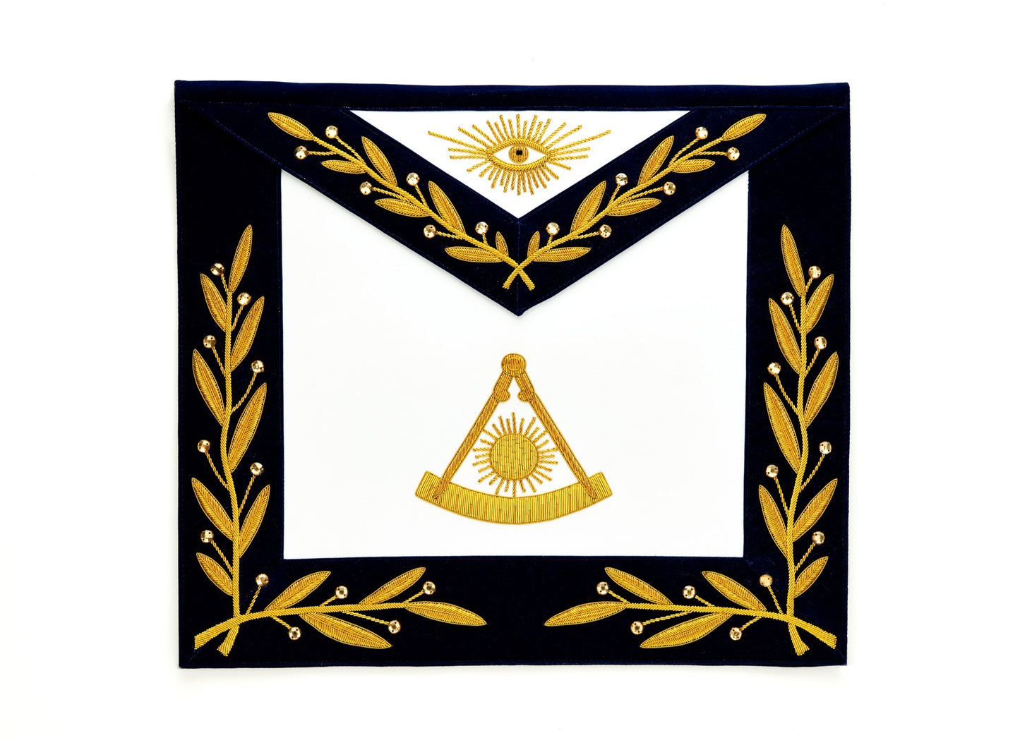 Past Master Gold Embroidered Apron
