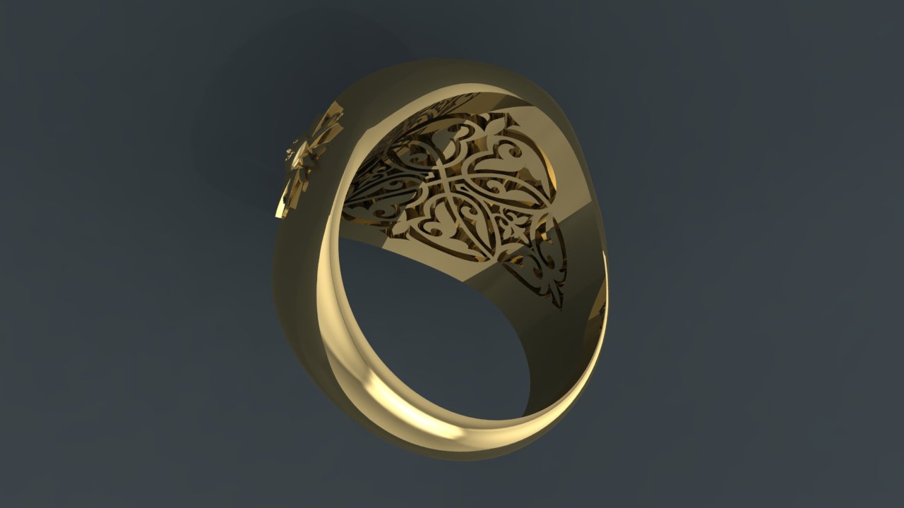 Past Master Ring Sun Moon