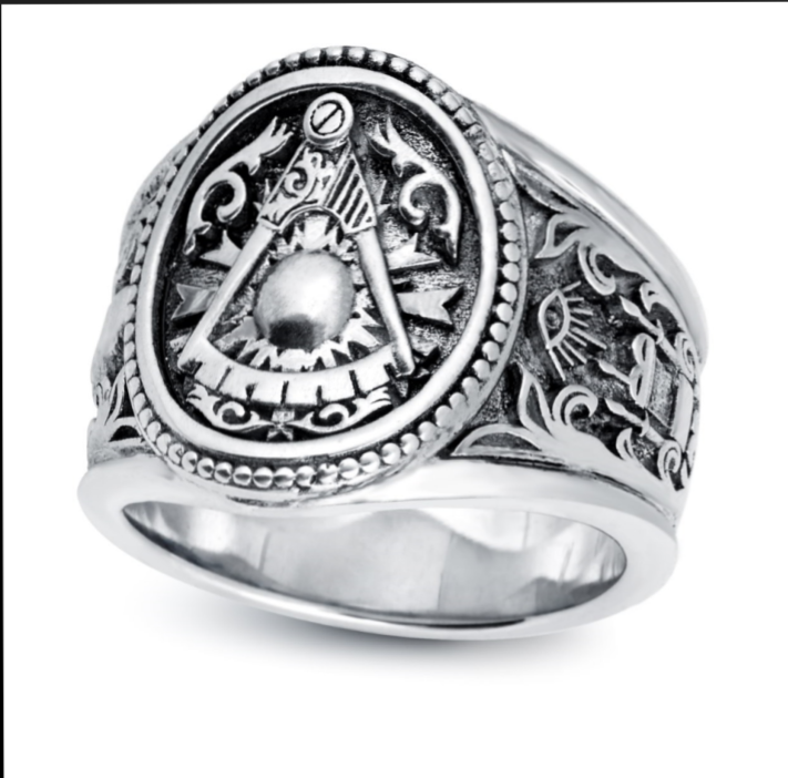 Past Master Ring, Gothic Square Ring – High Twelve Collection